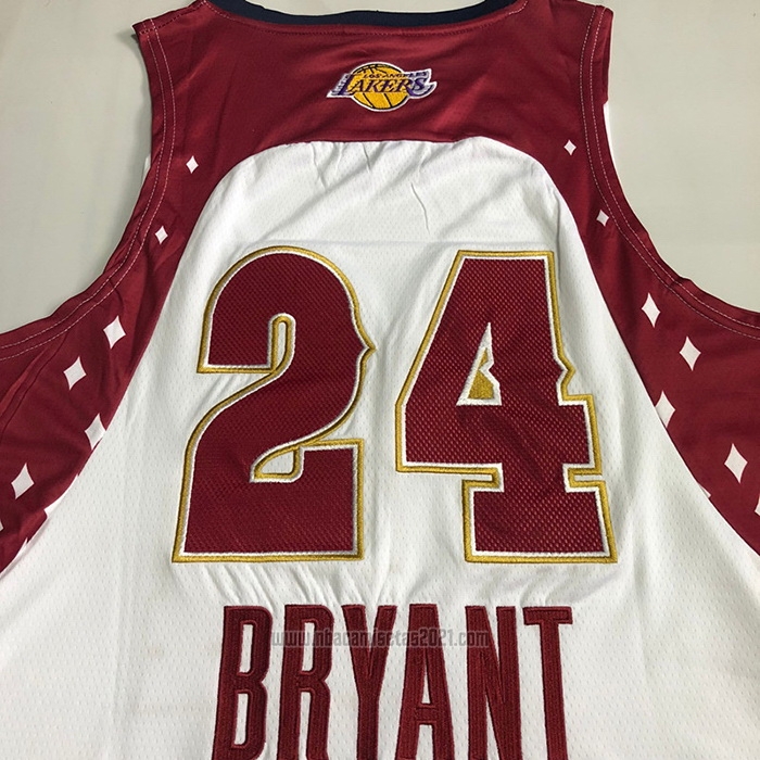 Camiseta All Star 2007 Los Angeles Lakers Kobe Bryant #24 Blanco